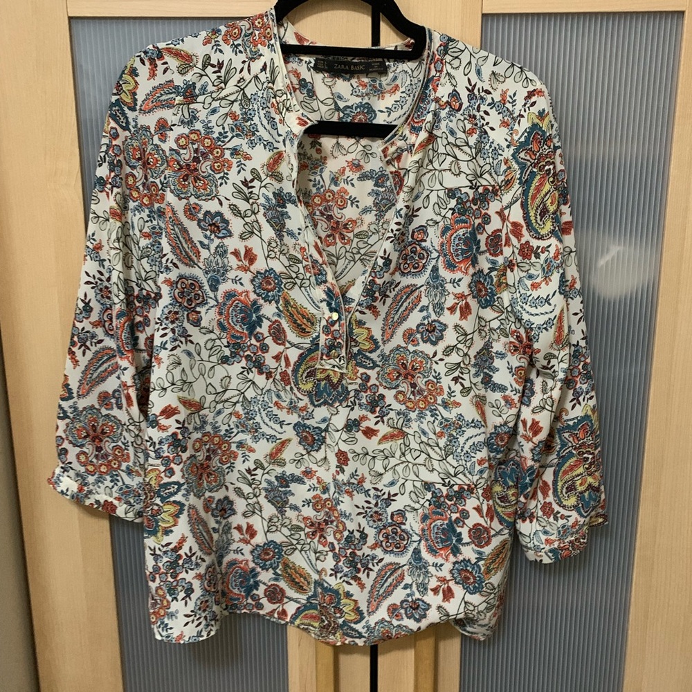 Zara boho blouse